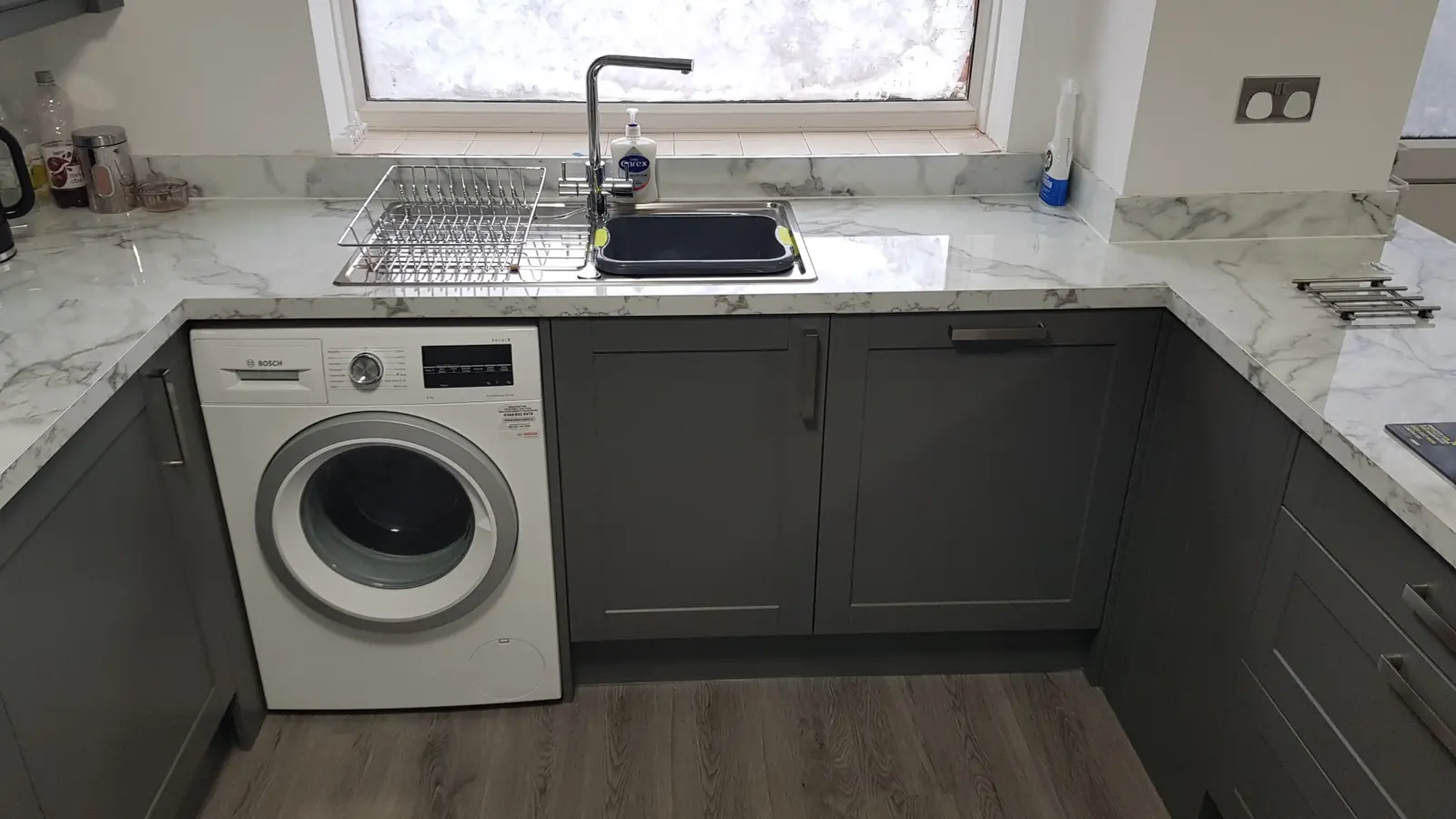 Sink, appliance and worktop installation