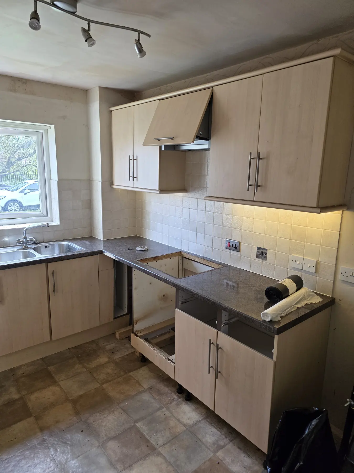 Kitchen before renovation in York